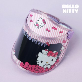 Mũ lưỡi trai hình nơ Hello Kitty - Hồng Tím