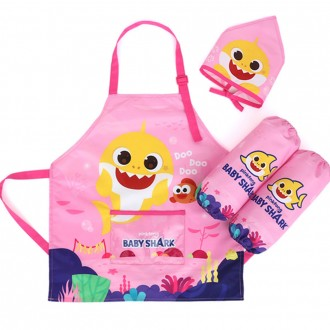 Pinkfong Baby Shark Tạp dề san hô Tosh Bandana 3 món