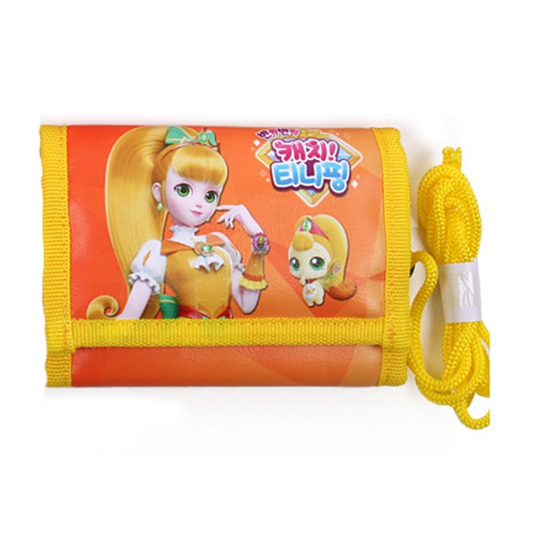 Ví đeo cổ Pillbox Catch Tinipping Squeak (Vàng)