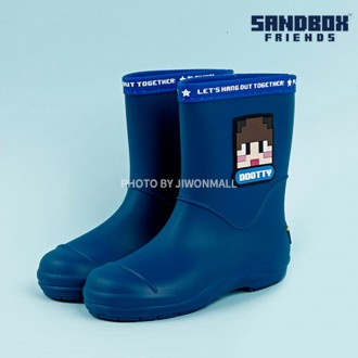 Sandbox Dottie Typo Boots-Navy