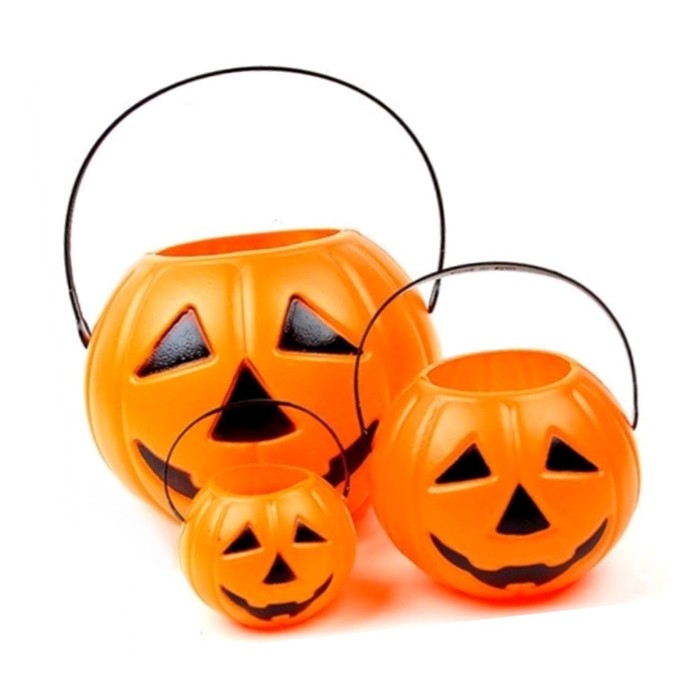 giá đỡ giỏ bí ngô halloween