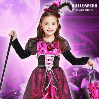 Bộ 4 Bộ Trang Phục Phù Thủy Halloween Victoria 2 XL