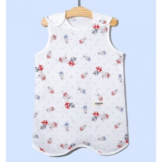 Áo ngủ mùa hè cotton jacquard Ozmom dành cho trẻ sơ sinh và trẻ mới biết đi