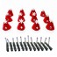 Global Easy Santa Hat Mini Pin Set Giáng sinh cho trẻ em màu đỏ