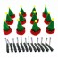 Global Easy Santa Hat Mini Pin Set Giáng sinh cho trẻ em xanh