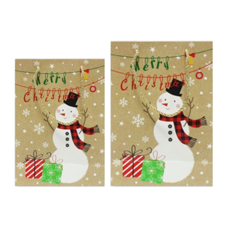 Túi giấy mua sắm Global Easy Snowman (2 loại)