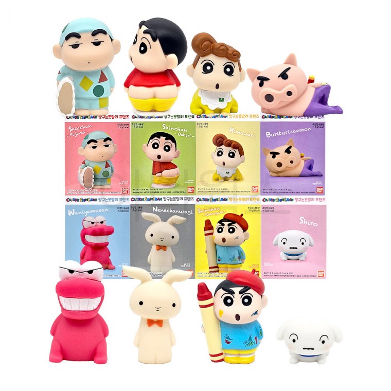 Crayon Shin-chan Friends figure x 4 (Giao hàng ngẫu nhiên) Bandai chính hãng