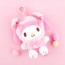 Móc túi trùm đầu My Melody Bear 13cm