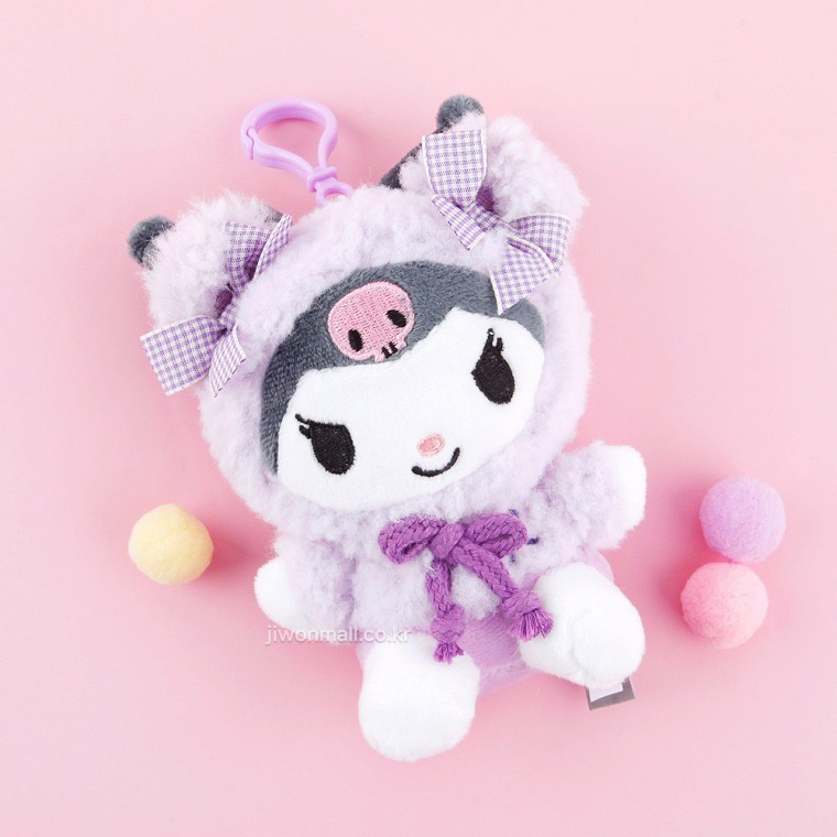 Móc túi hình gấu Kuromi 13cm