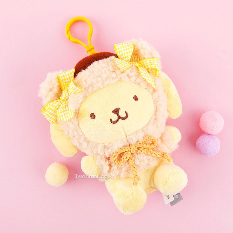 Móc túi hình gấu Pom Pom Purin 13cm