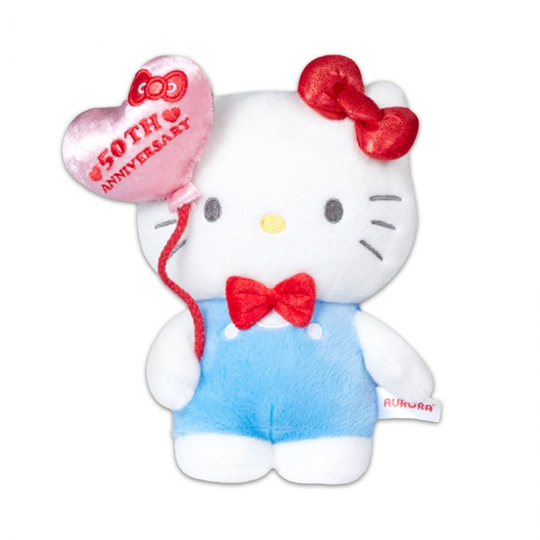 Hello Kitty Kỷ niệm 50 năm Đồ chơi nhồi bông cỡ trung Hello Kitty