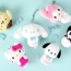 Sanrio Keyring Mini Nhồi Bông Sang Trọng Túi Chìa Khóa Quà Tặng Sinh Nhật