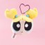 Nhẫn túi mặt Powerpuff Girls Bubbles 8cm (màu vàng)