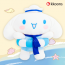 Búp bê Sanrio Búp bê Cinnamoroll dễ thương Phiên bản ống hè hè 25cm