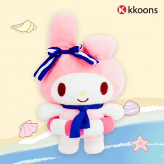 Búp bê Sanrio Dễ thương My Melody Doll Mamel Summer Summer Tube Edition 25cm