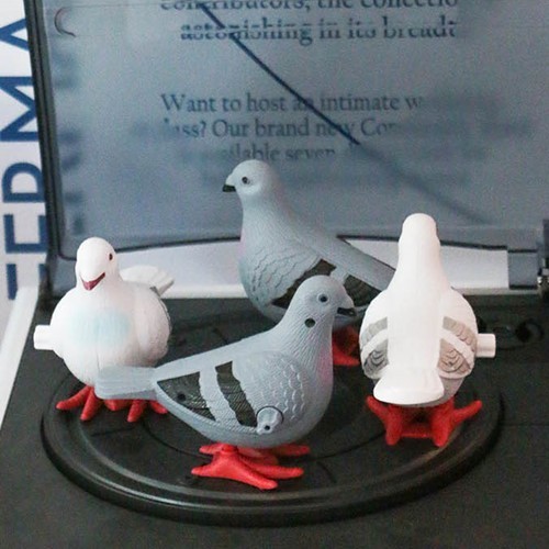 Đồng hành Pigeon Set Pet Doll [Có thể di chuyển Vô dụng Vô dụng Vui nhộn Quà tặng Đồ chơi Vua Nhận người bạn Không cần thiết Vô dụng