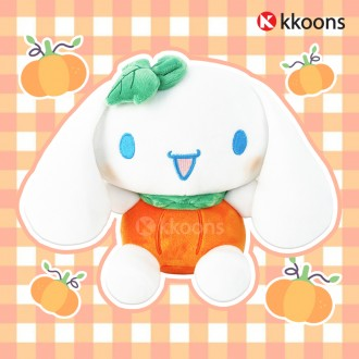 Búp bê Sanrio Búp bê Cinnamoroll phiên bản vườn bí ngô dễ thương 25cm