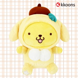 Búp bê Sanrio Búp bê Pom Pom Purin dễ thương Phiên bản màu pastel 25cm