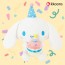 Búp bê Sanrio Búp bê Cinnamoroll dễ thương Phiên bản chúc mừng sinh nhật 25cm