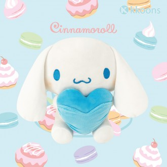 Búp bê trái tim Sanrio Cinnamoroll dễ thương và đáng yêu 25cm