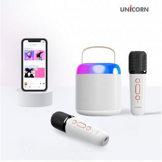 Micro kép Bluetooth, giảng bài tại nhà, karaoke, điều chế giọng nói, đèn LED chiếu sáng, loa di động KTV-500GM