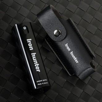 Bình xịt tự vệ siêu mạnh Iron Hunter súng khí đen thay thế bình xịt tự vệ vật tư tự vệ thiết bị tự vệ vật tư an ninh nhân viên bảo vệ