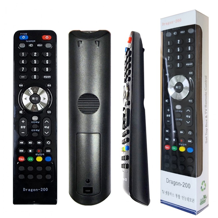 Dragon-200 TV Set-Top Box Tích hợp điều khiển từ xa đa năng Cáp Internet vệ tinh SK BTV KT OLLEH LG U+ Auto Setup