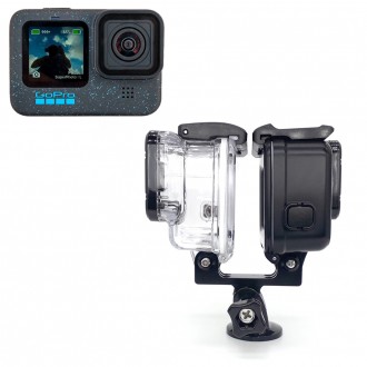 Giá đỡ kép bằng nhôm dành cho cam hành động tương thích GoPro 12