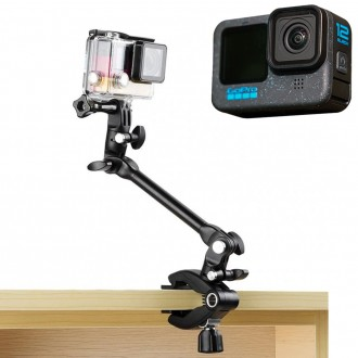 GoPro 12 Tương thích Action Cam Kẹp Núi Giá đỡ Nhạc cụ Guitar