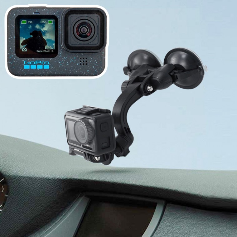 Giá đỡ kính xe gắn máy quay hành động tương thích GoPro Hero 12