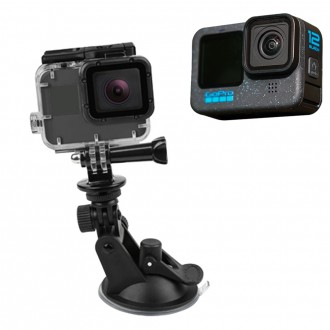 Giá đỡ chụp ảnh bằng kính hấp phụ cam hành động tương thích GoPro 12