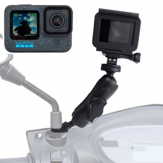 Giá đỡ gương chiếu hậu gắn xe máy tương thích GoPro 12