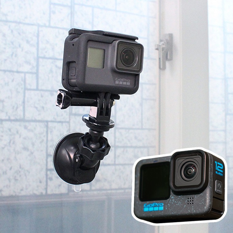 Giá đỡ hút kính cửa sổ ô tô tương thích GoPro 12