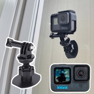 Camera hành động tương thích GoPro 12 gắn kính gắn đầu bóng phẳng