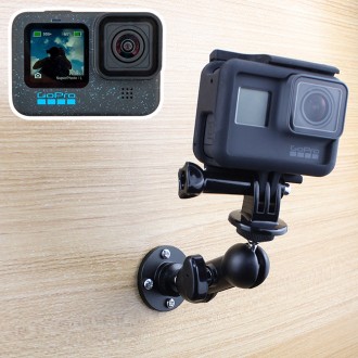 Giá đỡ đầu bi gắn tường tương thích với GoPro Hero 12