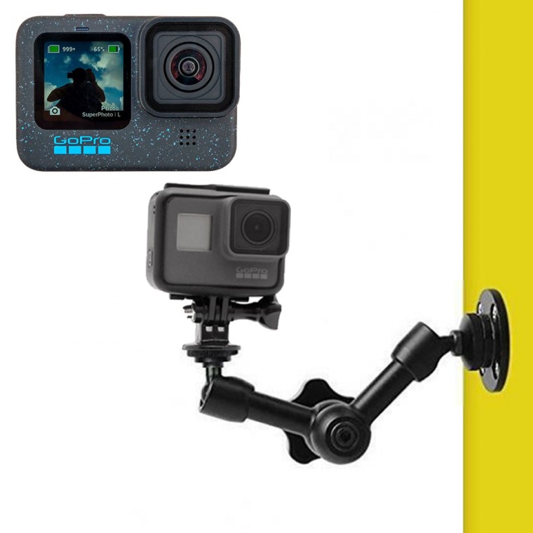 Giá đỡ treo tường hình cánh tay ma thuật tương thích với GoPro 12