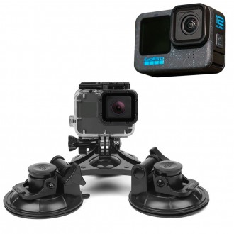 Giá đỡ hút cửa sổ ô tô tương thích GoPro Hero 12