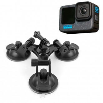 Giá đỡ chụp ảnh kính xe hơi tương thích GoPro 12