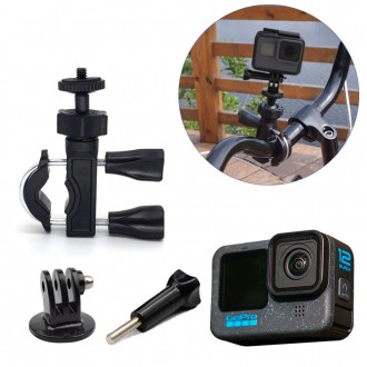 Phụ kiện giá đỡ cực gắn camera hành động tương thích GoPro 12