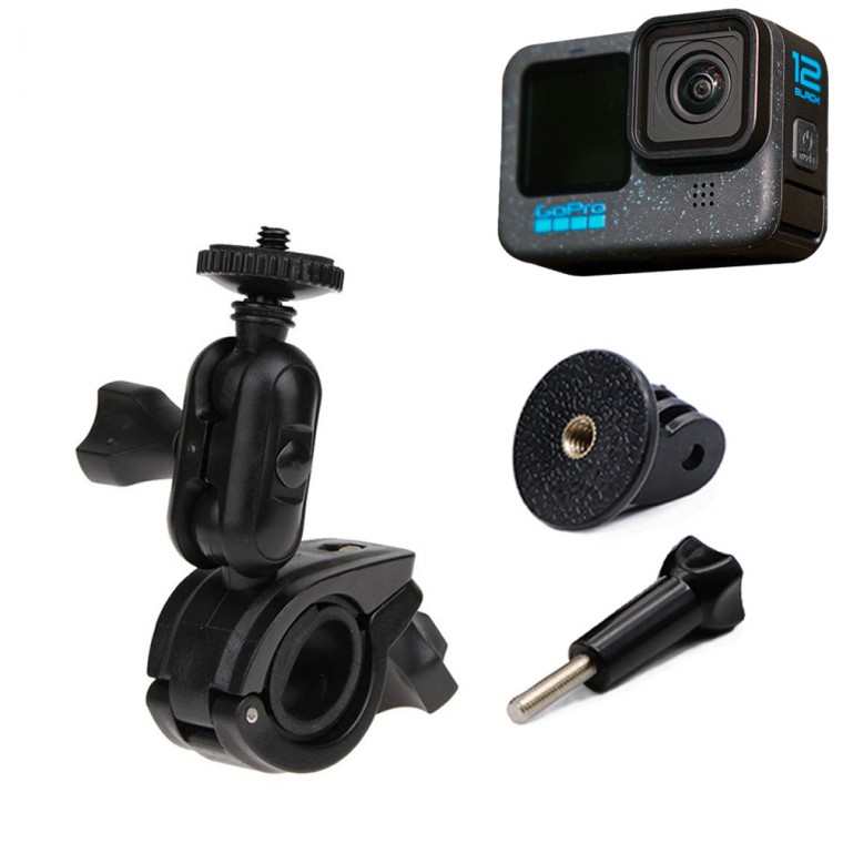 Giá gắn bi cố định cho ghi-đông xe đạp tương thích GoPro 12