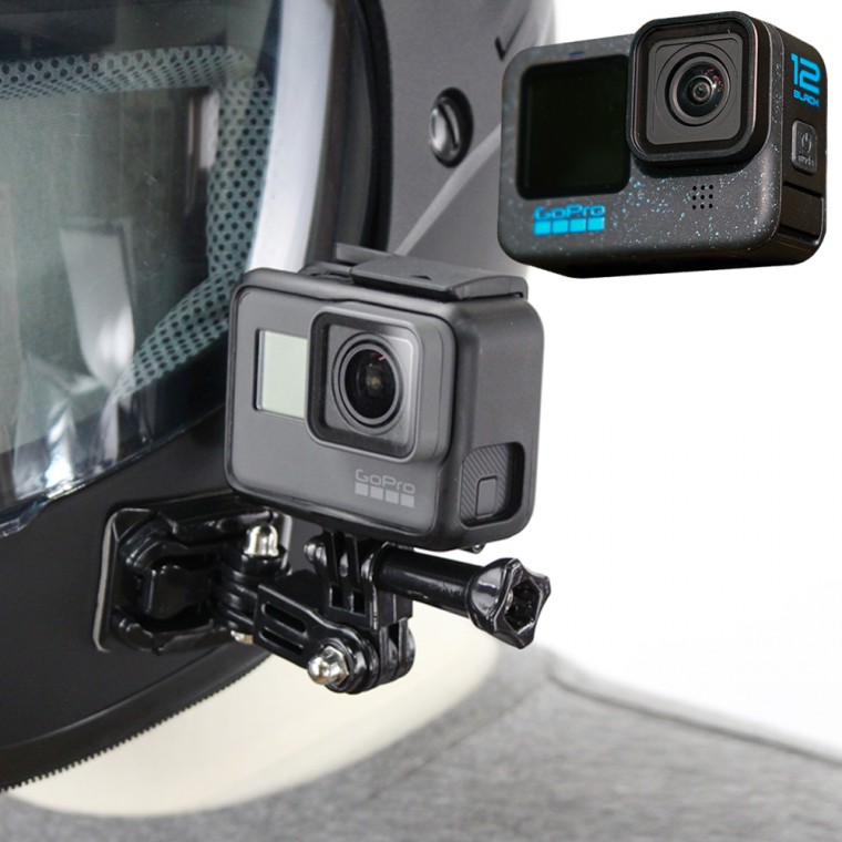 Gắn khóa mũ bảo hiểm xe máy GoPro 12 tương thích