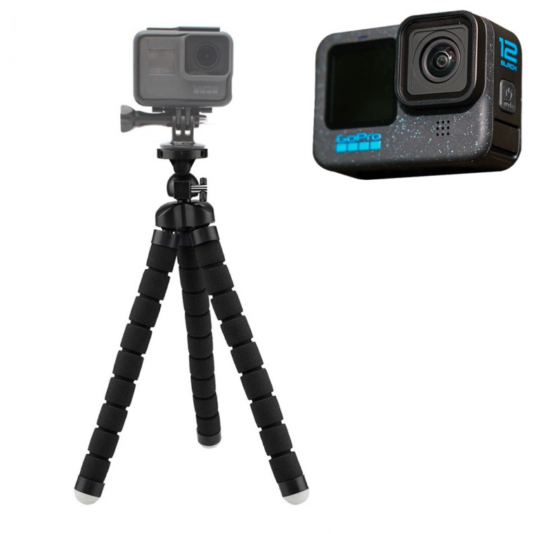 Giá đỡ ba chân chụp ảnh lớn tương thích với GoPro 12