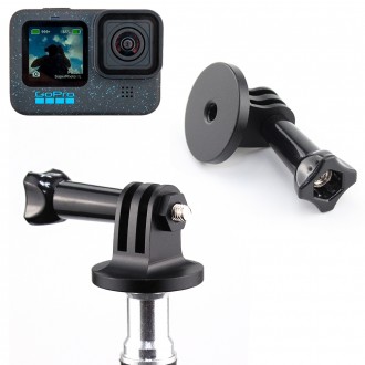 Bộ chuyển đổi đầu ba chân bằng nhôm dành cho cam hành động tương thích GoPro 12