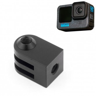 Bộ chuyển đổi chân máy vít 1/4 bằng sắt tương thích với GoPro 12