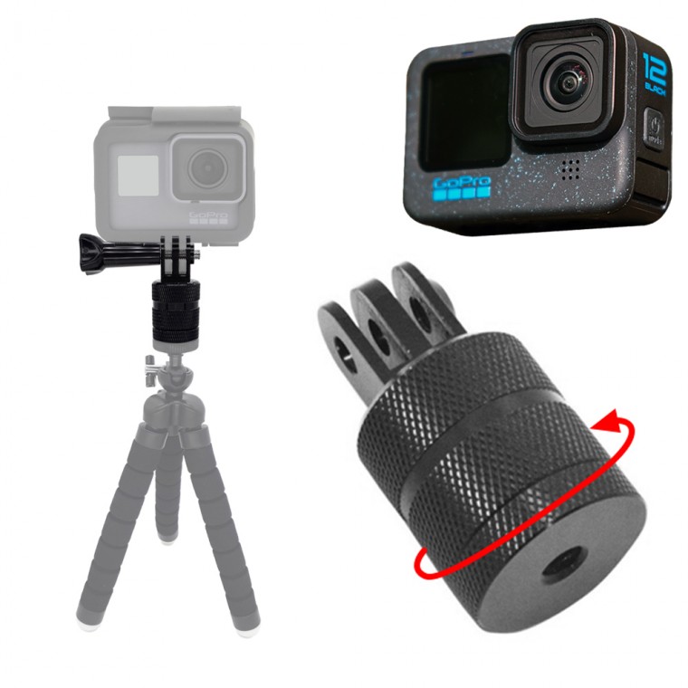 Giá đỡ xoay 360 độ tương thích với GoPro 12