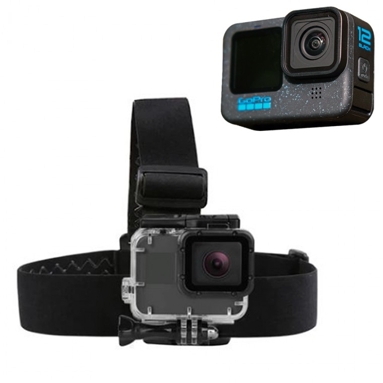 Vòng quay gắn dây đeo đầu cam hành động tương thích GoPro 12