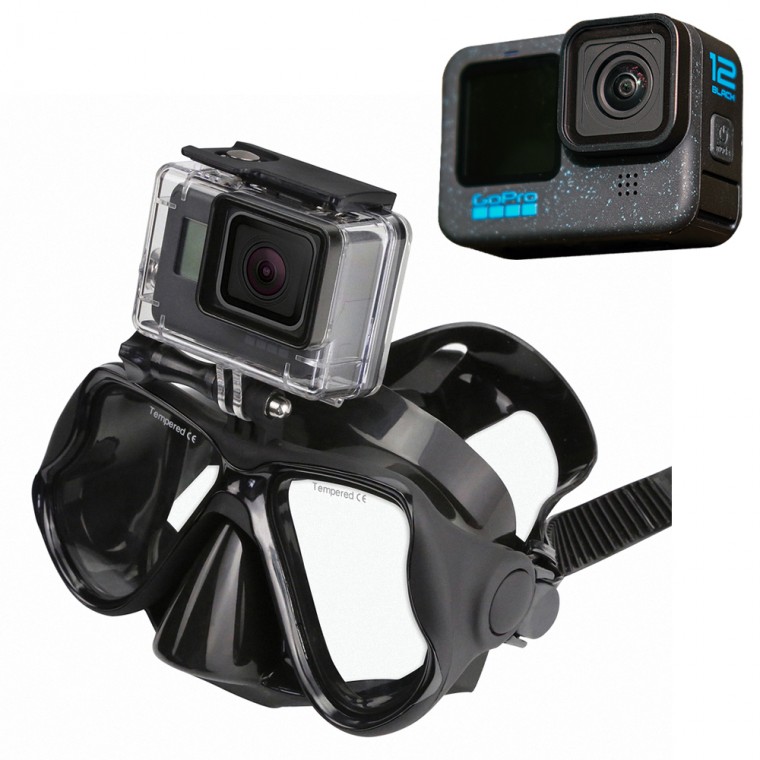 Camera hành động tương thích GoPro 12 gắn dưới nước gắn bình dưỡng khí