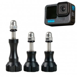 Bu lông bộ chuyển đổi vít dài bằng nhôm ngắn tương thích với GoPro 12