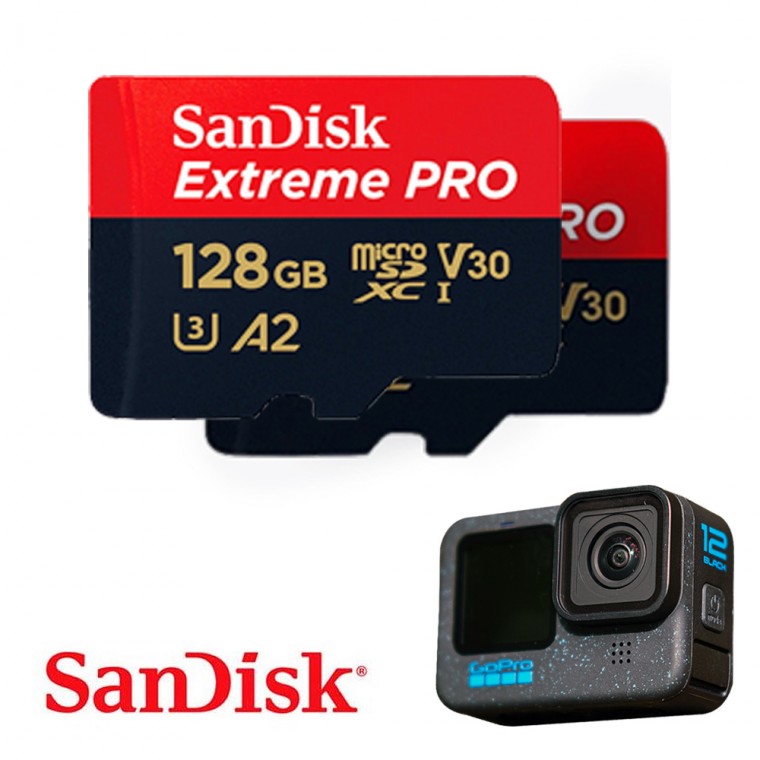 Thẻ lưu trữ Micro SD tương thích GoPro 12 128GB