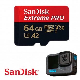 Thẻ lưu trữ Micro SD tương thích GoPro 12 64GB